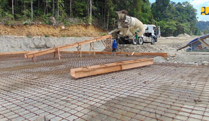 Kementerian PUPR Lanjutkan Pembangunan Bendung Wanggar di Kabupaten Nabire Papua Barat
