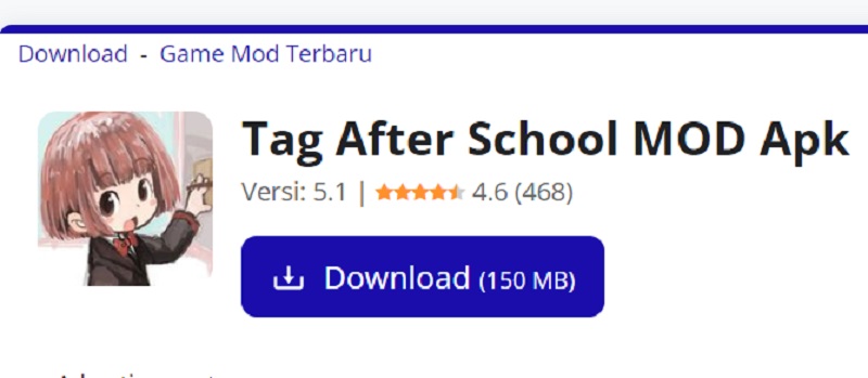 Link Download Game Tag After School Mod Apk, Unduh Disini GRATIS!