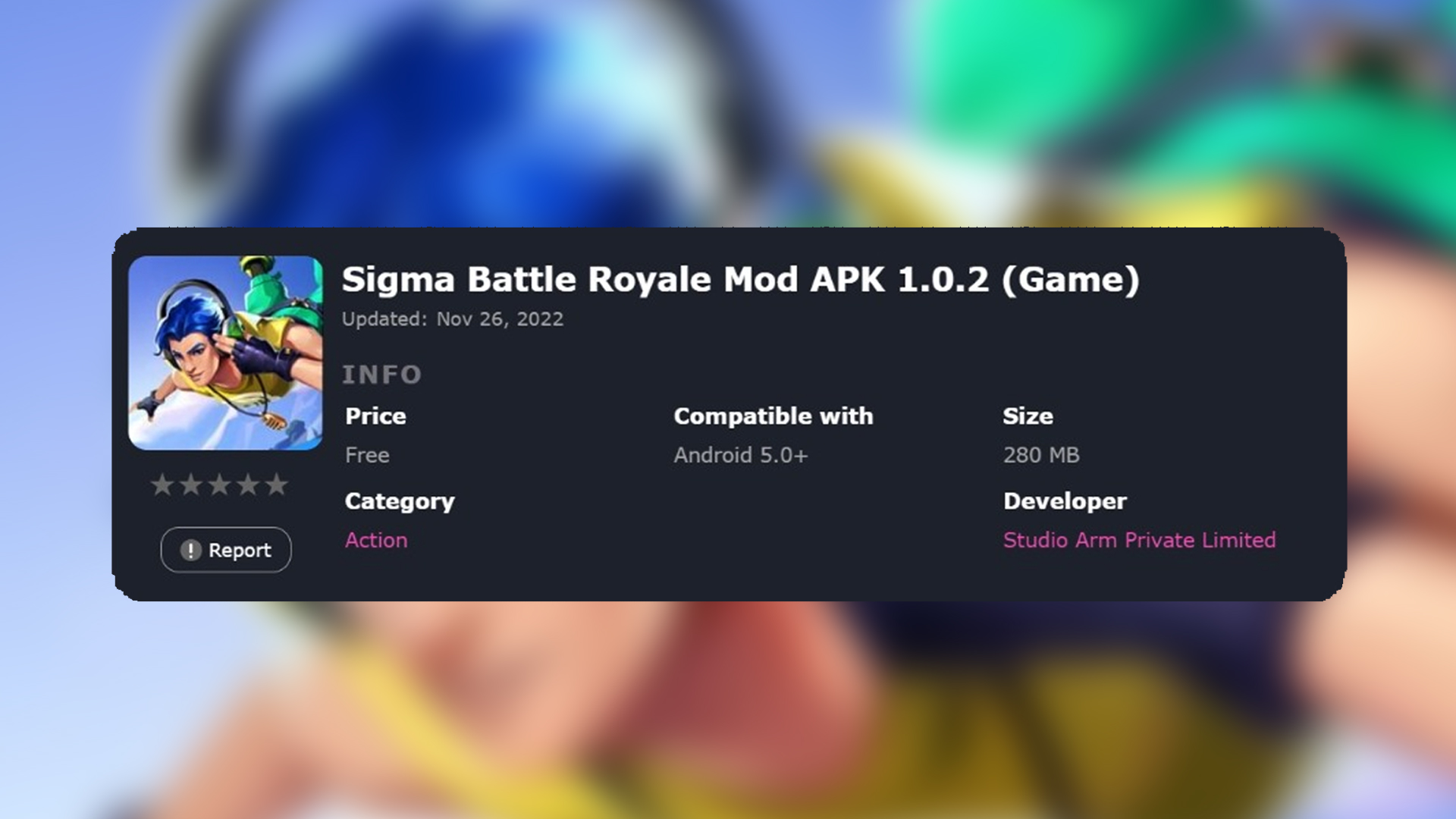 Game Sigma Battle Royale v1.0.2 APK Original 280 MB Dirilis, Begini Cara Download dan Instalnya