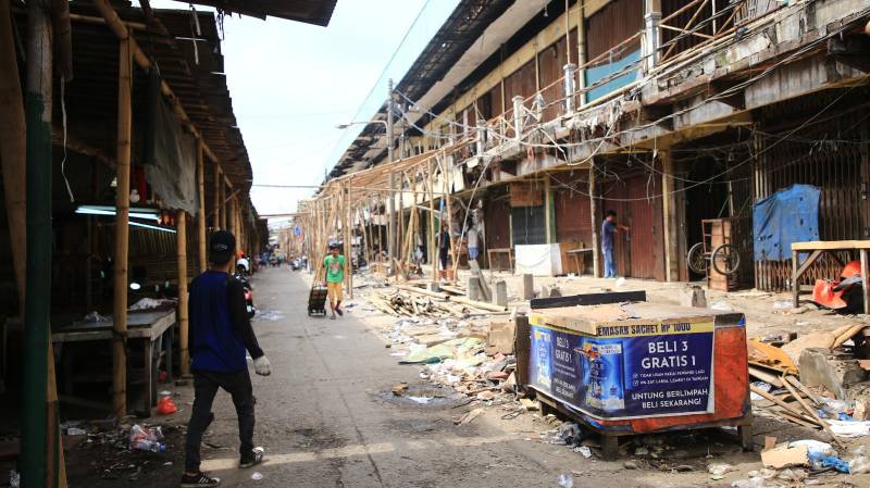 Relokasi Pedagang Berangsur Rampung, Revitalisasi Pasar Anyar Siap Dimulai