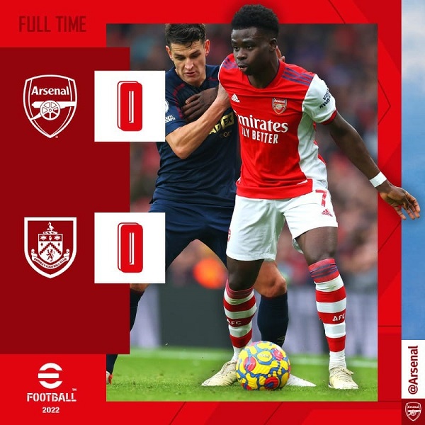 Arsenal vs Burnley: The Gunners Tertahan 0-0 di Emirates Stadium