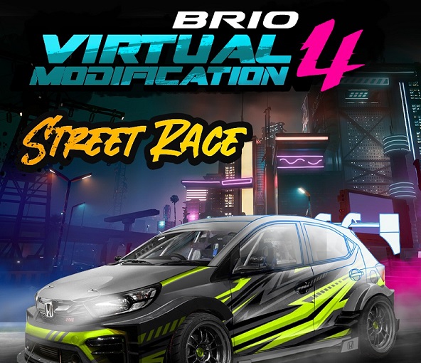 Tantang Kreativitas Modifikator, HPM Gelar Ajang 'Honda Brio Virtual Modification #4' Bertema Street Race