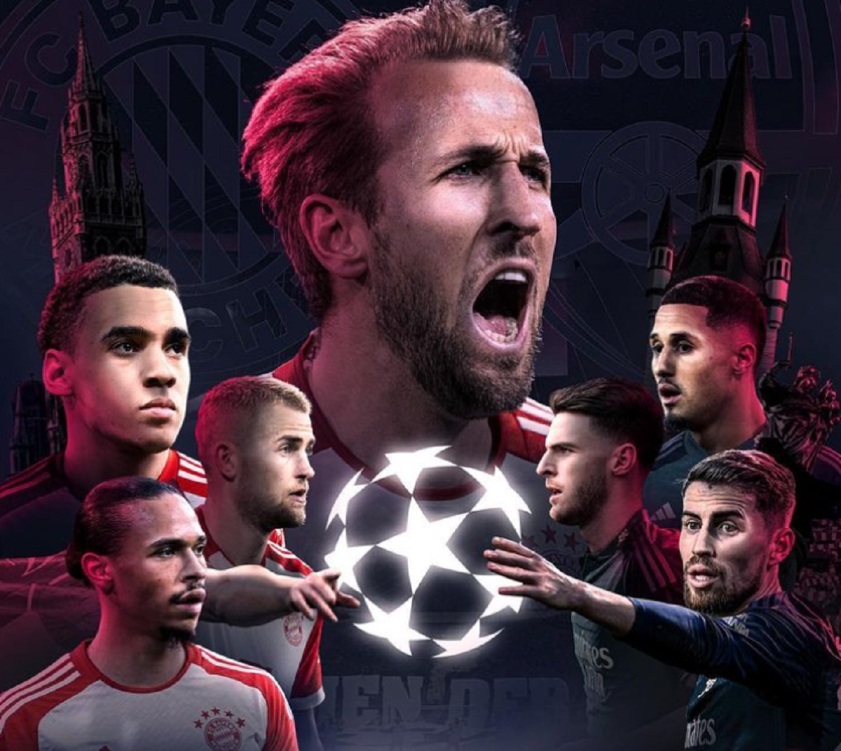 Link Live Streaming Liga Champions 2023-2024: Bayern Munchen vs Arsenal