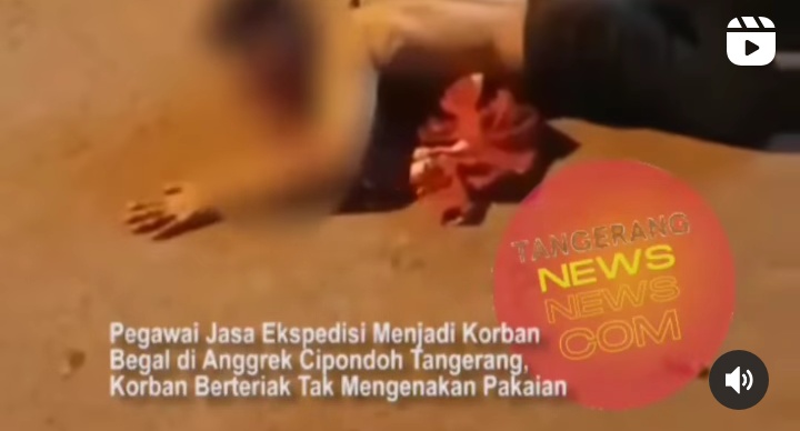 Viral Pria di Cipondoh Tangerang Menangis Histeris Usai Matanya Dicolok Pisau Begal, Berikut Faktanya 