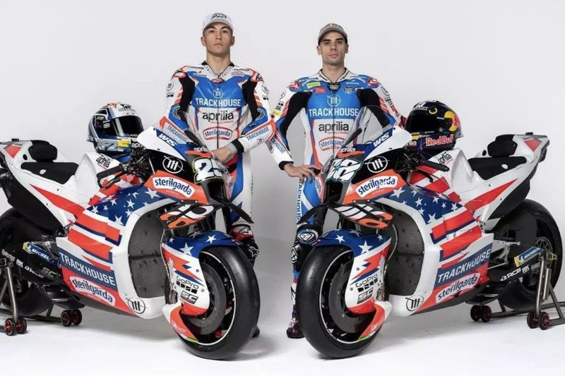 Desain Livery Tim Trackhouse Racing MotoGP Musim 2024, Bawa Sentuhan Khas Amerika Serikat