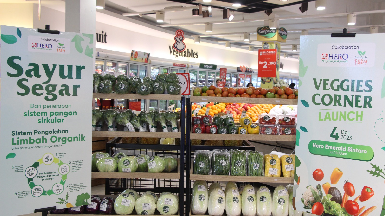 Hero Supermarket dan FoodCycle Indonesia Luncurkan Program Hero x FoodCycle Farm Wujudkan Sistem Pangan Sirkular 