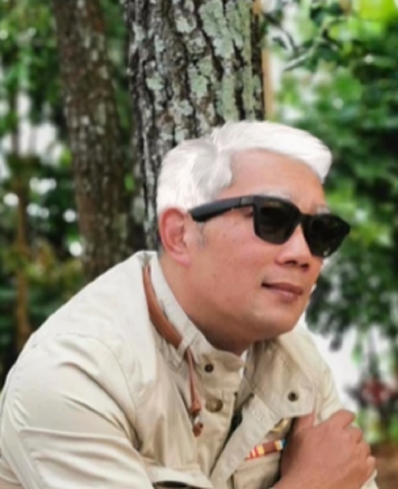 Ridwan Kamil Ubah Rambut Jadi Putih, Ternyata Disuruh Istri: Udah Nurut Ajah