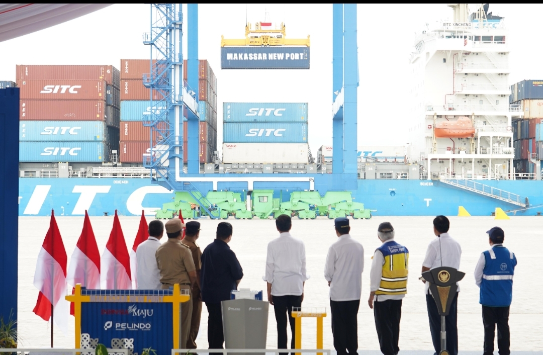Jokowi Resmikan Makassar New Port, Pelabuhan Terbesar di Indonesia Timur