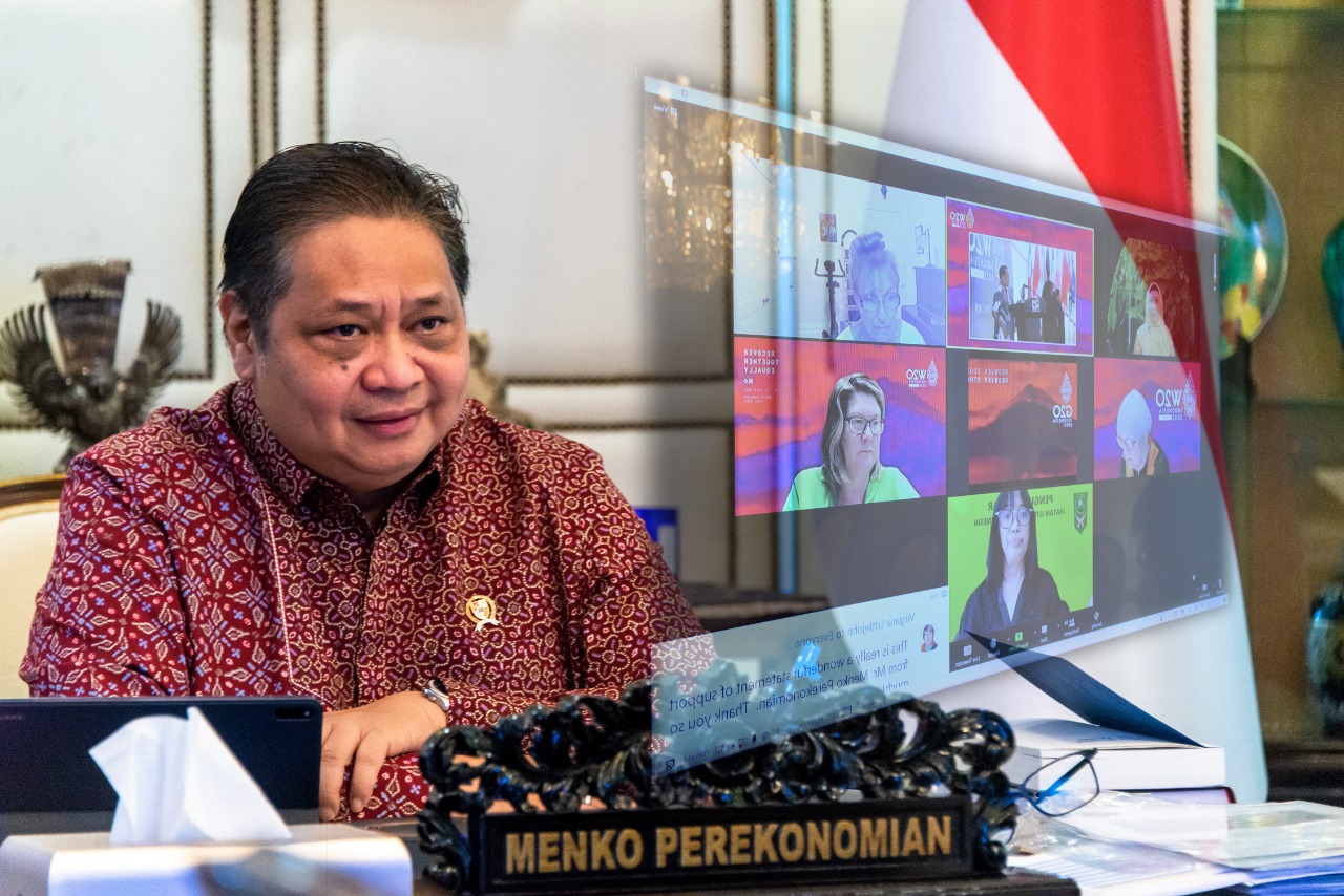 Forum KTT W20, Menko Airlangga: Indonesia Fokuskan Dua Prioritas Utama Pemberdayaan Perempuan Dunia
