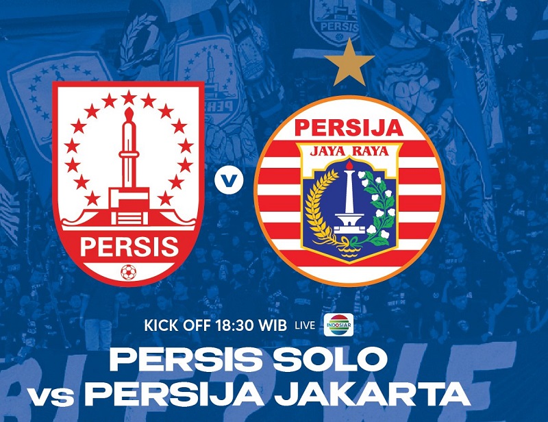 Link Live Streaming BRI Liga 1 2022/2023: Persis Solo vs Persija Jakarta