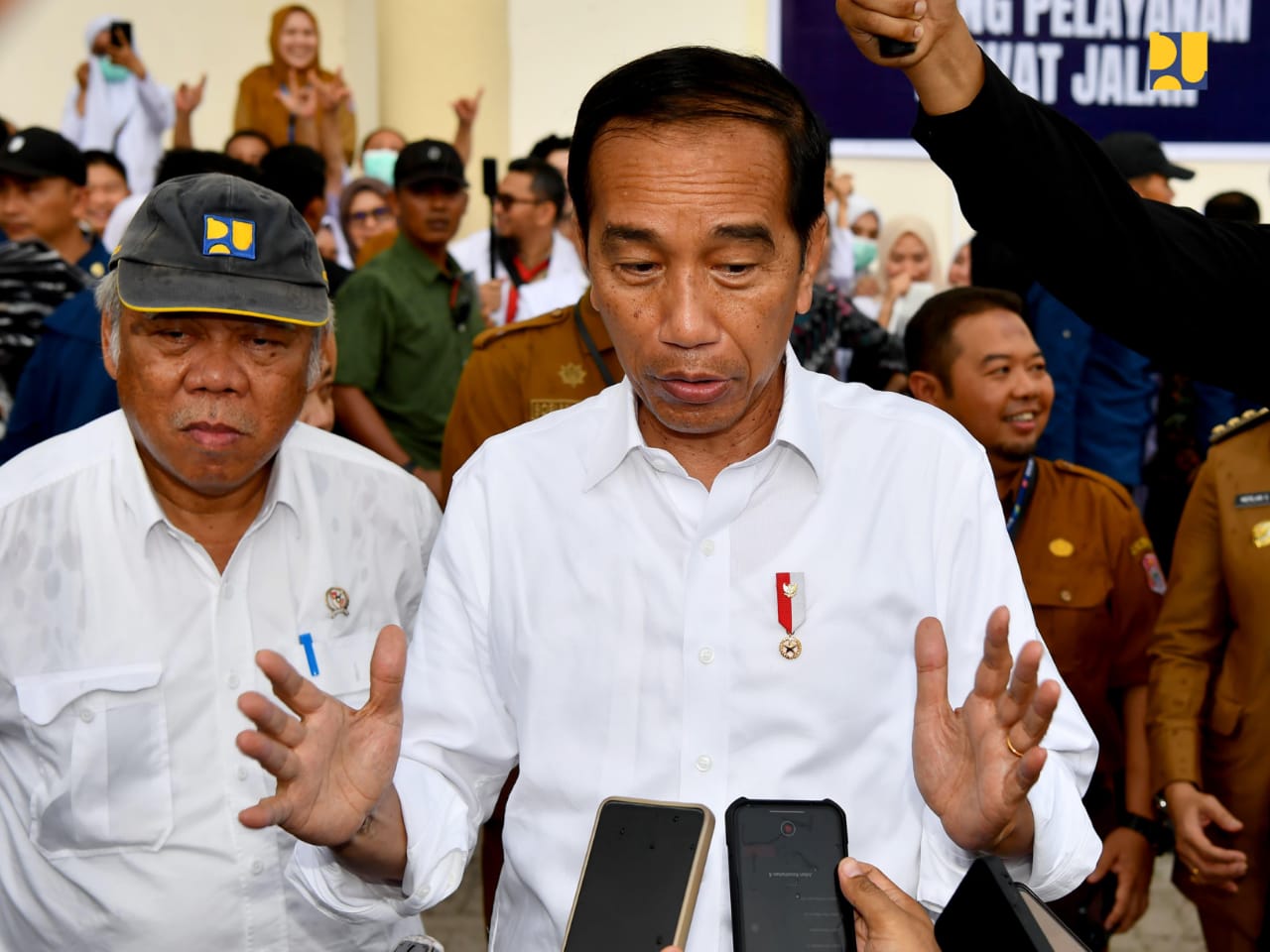 Menteri Basuki Dampingi Presiden Jokowi Tinjau Progres Bendungan Bolango Ulu di Gorontalo