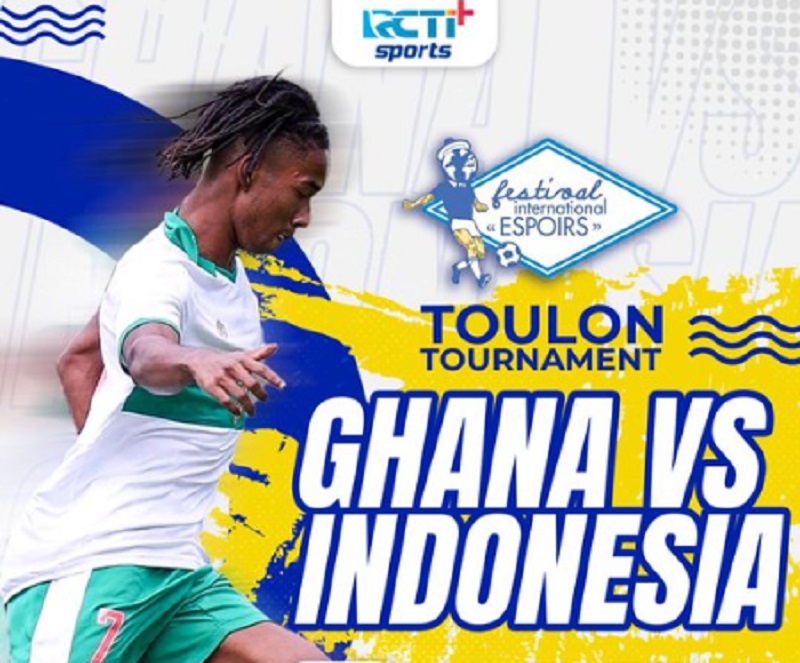 Link Live Streaming Toulon Cup 2022: Ghana U-20 vs Timnas Indonesia U-19