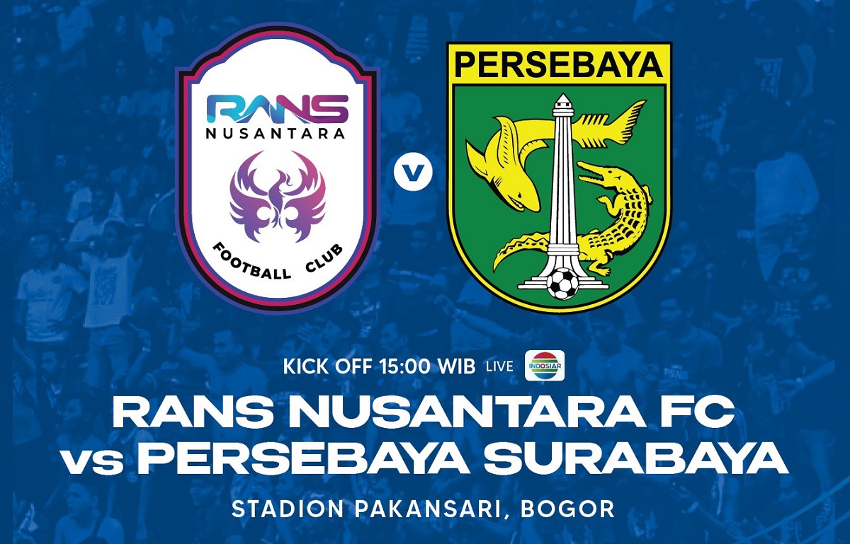 Link Live Streaming BRI Liga 1 2022/2023: RANS Nusantara FC vs Persebaya Surabaya