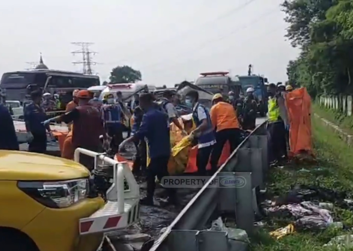 12 Korban Tewas Kecelakan di Tol Jakarta-Cikampek Km 58 Penumpang Daihatsu Gran Max, Diduga Travel Gelap