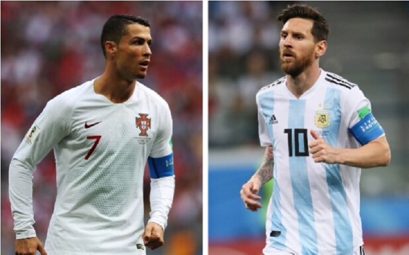  Beda di Lapangan Hijau, Ronaldo dan Messi Tampil Duet di Louis Vuitton 