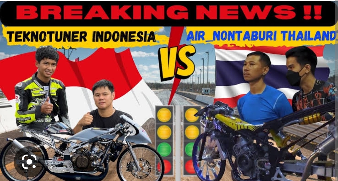 Ini Link Video Drag Race Tekno Tuner vs Air Nonthaburi Thailand, Cukup Menegangkan! 