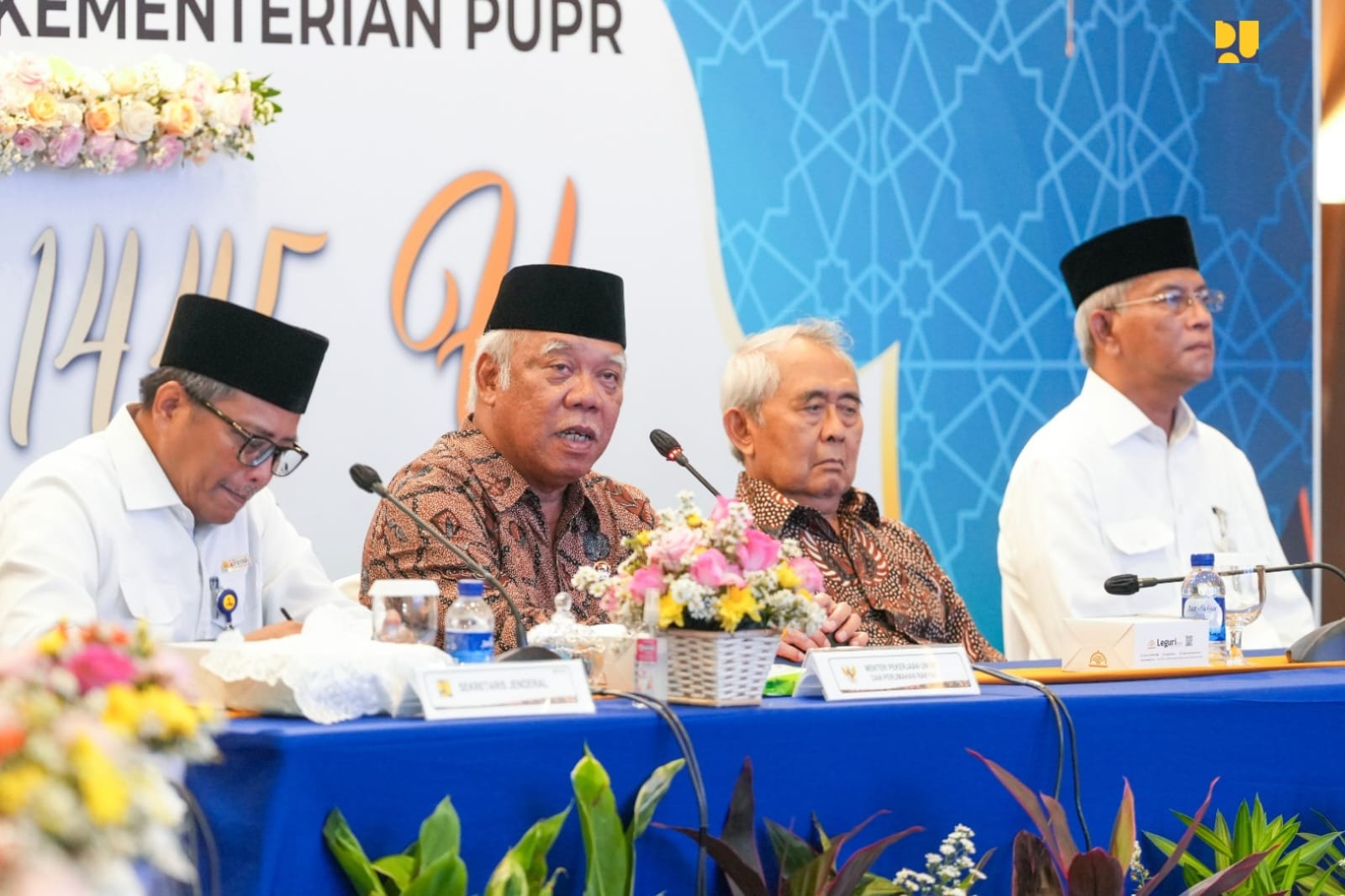 Halalbihalal Idul Fitri 1445 H, Menteri Basuki Ingatkan Insan PUPR Perbarui Niat Kerja untuk Ibadah