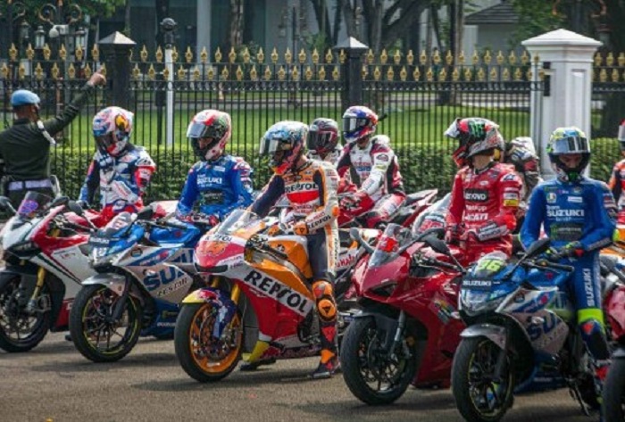 Kemeriahan Parade MotoGP di Kawasan Bundaran HI, Marc Marquez dan Kawan-kawan Sapa Warga