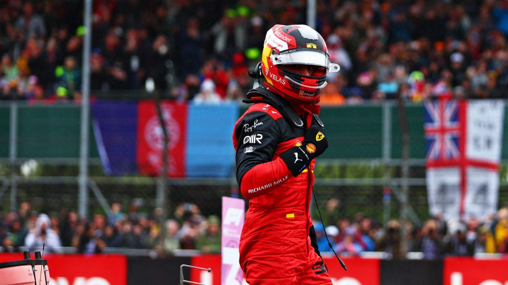 Carlos Sainz Asapi Max Verstappen di Kualifikasi F1 GP Inggris