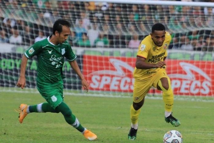 Liga 2 Indonesia: Derby Sumatera, Kekalahan Perdana Semen Padang