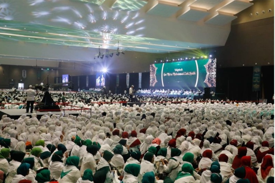 Di Jakarta, Belasan Ribu Santri Doakan Ganjar Pranowo jadi Presiden