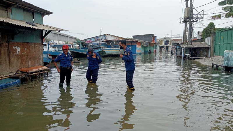 BPBD DKI Minta Warga Pesisir Utara Waspada Banjir Rob 21-27 Februari