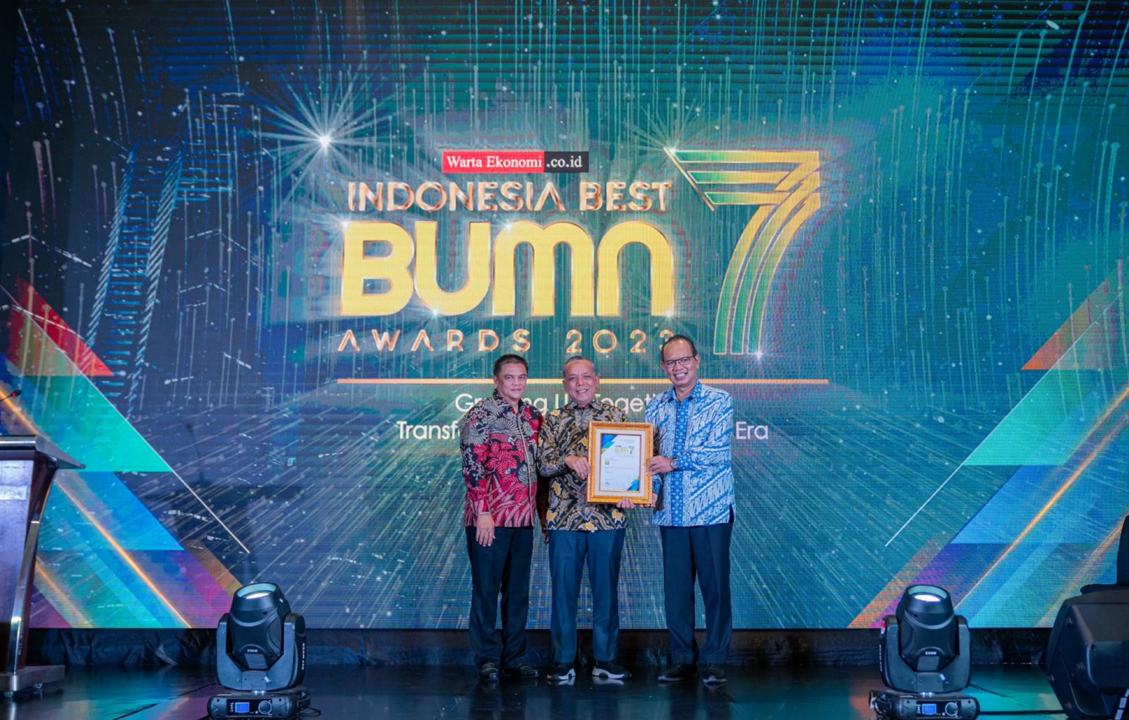 Terus Dukung Pemulihan Ekonomi Nasional, Brantas Abipraya Kantongi Penghargaan Indonesia Best BUMN Awards 2023