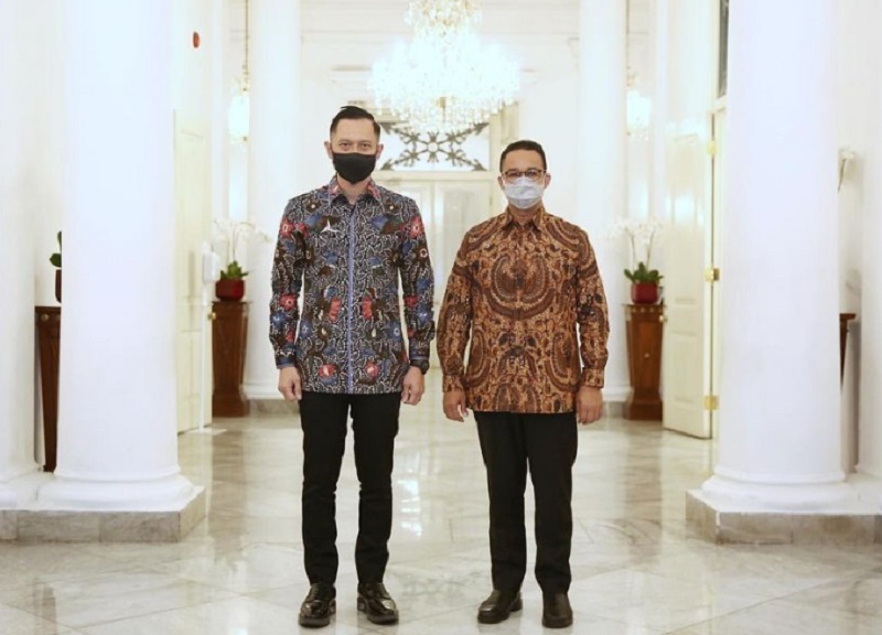 AHY Ucapakan Ultah ke Anies Baswedan:  Saya Yakin Jakarta Semakin Bahagia Warganya