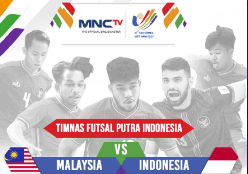 Link Live Streaming SEA Games 2021: Timnas Futsal Malaysia vs Timnas Futsal Indonesia