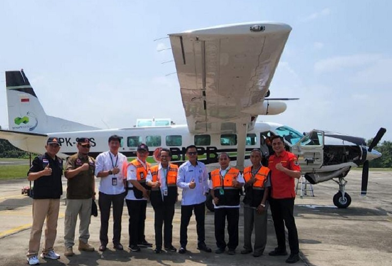 Operasi TMC Bantu Pengendalian Karhutla di Riau, Tinggi Muka Air Gambut Naik