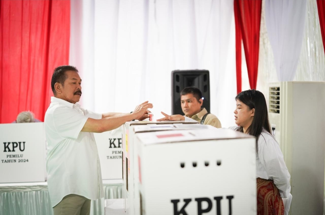 Jaksa Agung ST Burhanuddin Gunakan Hak Pilih dalam Pesta Demokrasi 14 Februari 2024