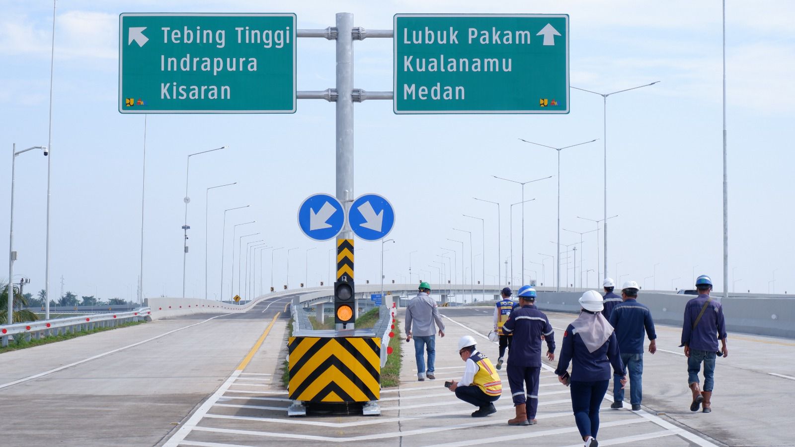 Perkuat Konektivitas Jalan Tol Sumatera Utara, Junction Tebing Tinggi di Uji Laik Fungsi