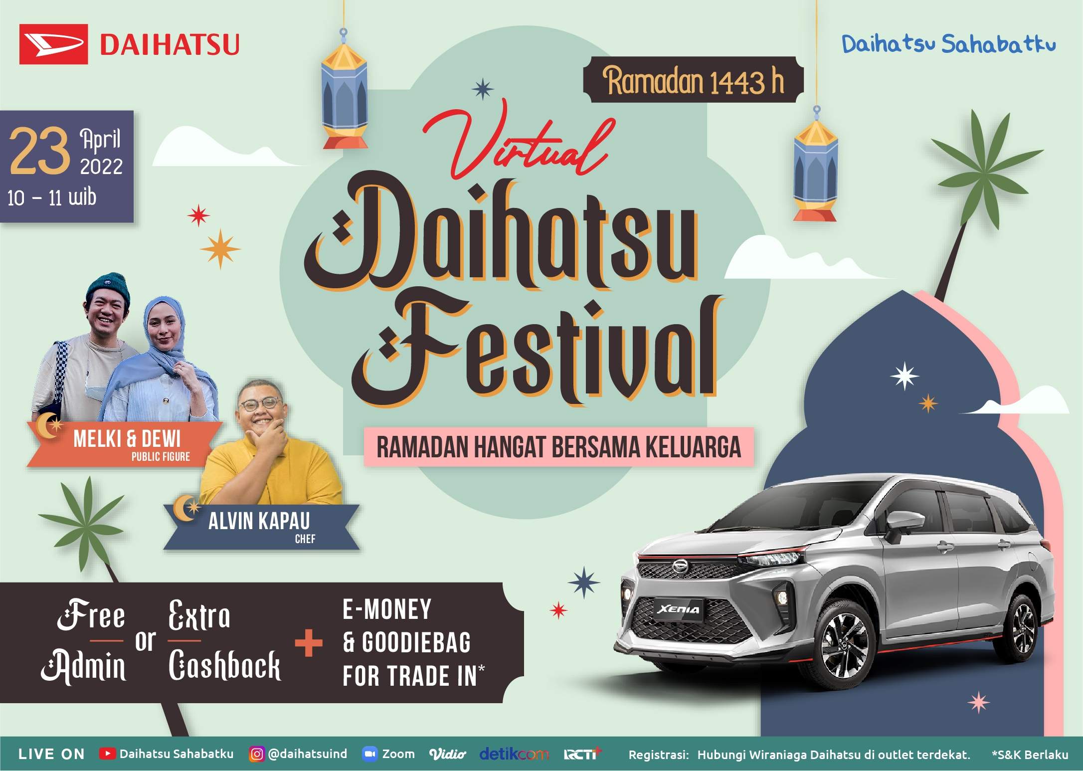 Seru Bareng Akhir Pekan Ramadan bareng Virtual Daihatsu Festival
