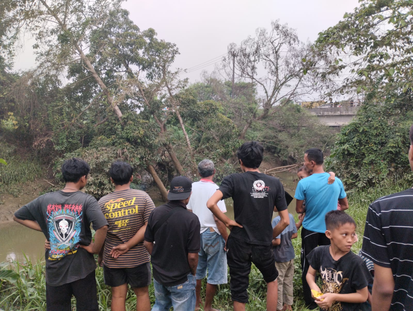 Warga Jambe Tangerang Dikejutkan Dengan Kemunculan Seekor Buaya Besar Dekat Pemukiman