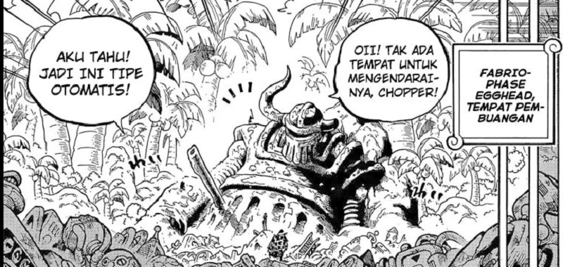 Spoiler One Piece 1067: Terungkap Asal Usul  Robot Kuno yang Buat Pemerintah Dunia Hancur