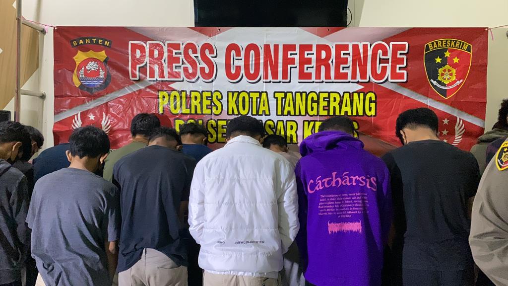 Puluhan Anak di Tangerang Pelaku Perang Sarung Diamankan Polisi, Barbuknya Bikin Melongo
