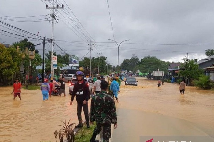 Hujan Deras, Kota Singkawang Diterjang Banjir