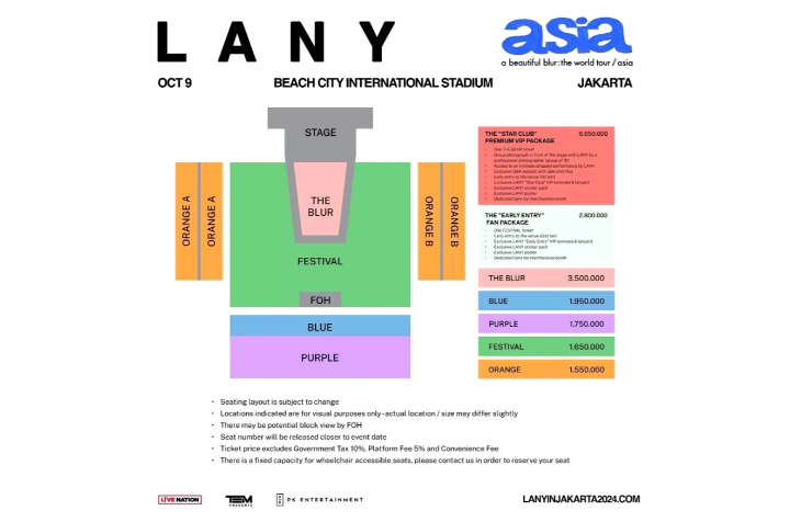 Konser Lany di Jakarta Bertambah Jadi 2 Hari, Cek Ini Harga Tiket dan Jadwal Pemesanannya
