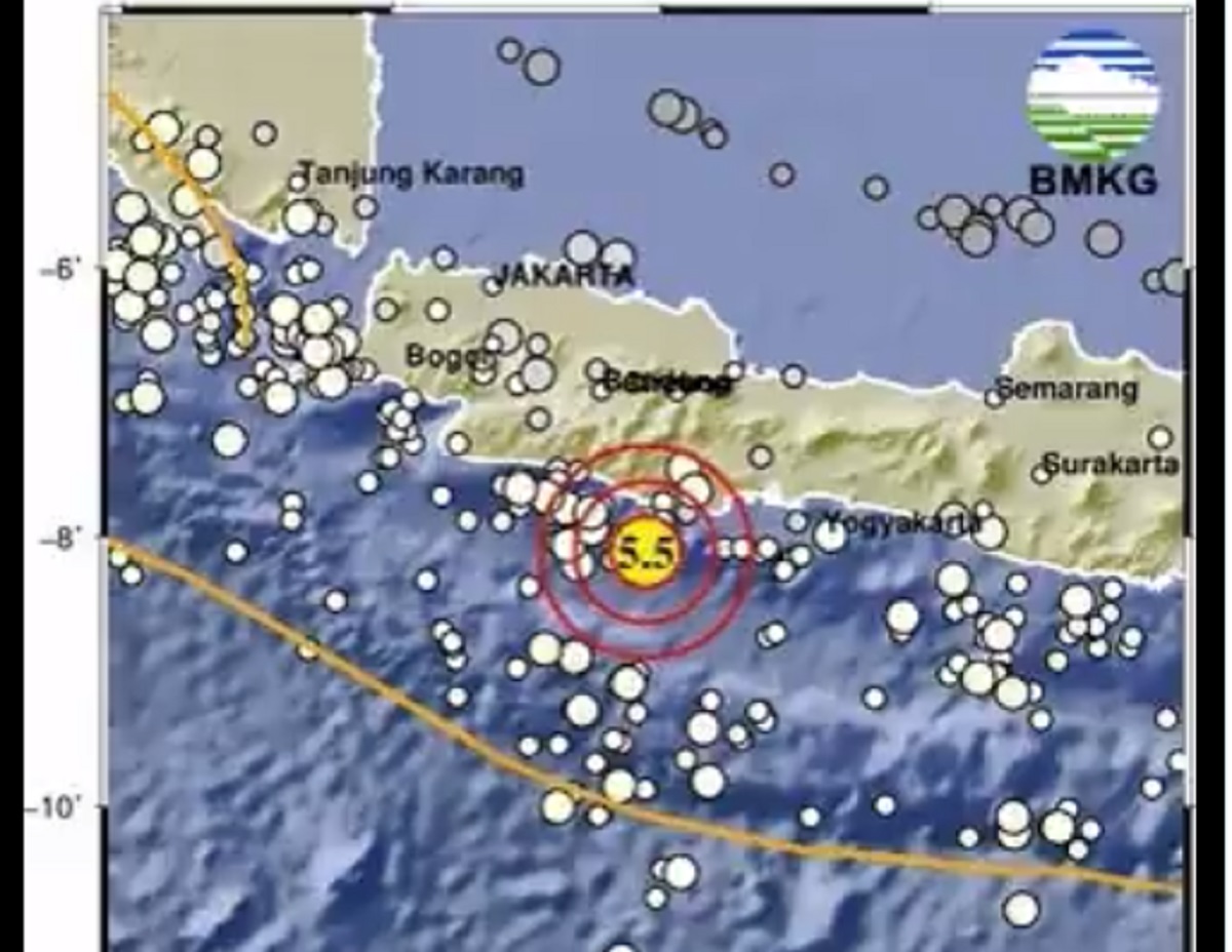 Pangandaran Diguncang Gempa Magnitudo 5,5, BMKG Pastikan Tidak Berpotensi Tsunami