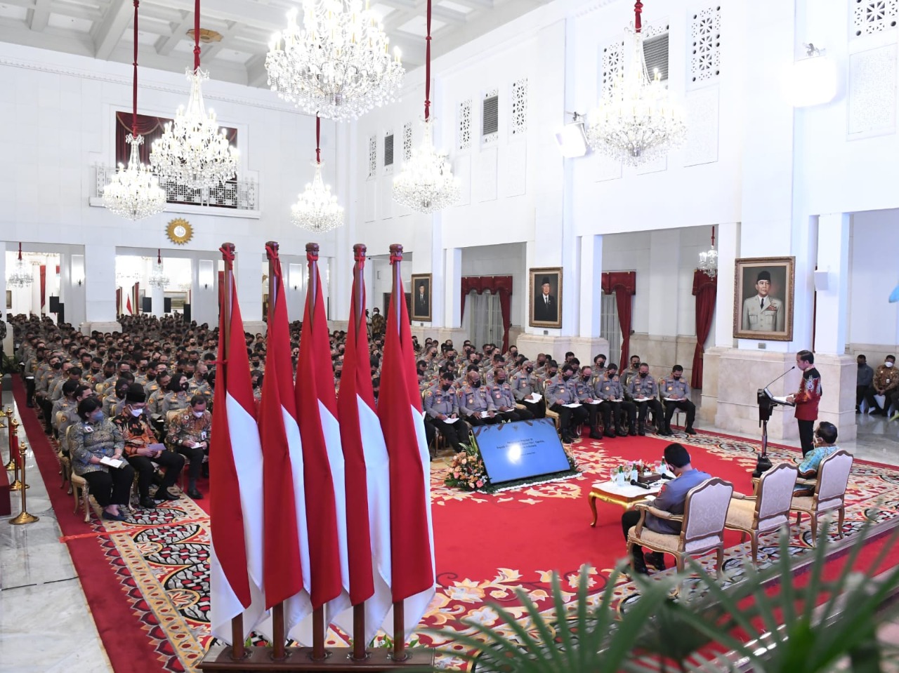 Kumpul Petinggi Polri di Istana, Jokowi Sentil Pungli hingga Gaya Hidup Mewah
