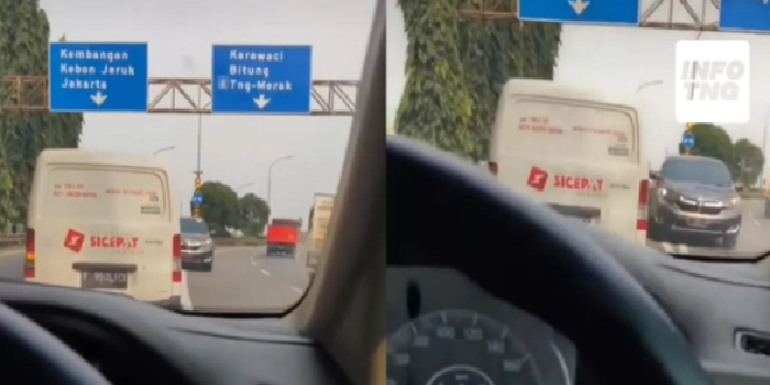 Viral Video Mobil Diduga Nekat Lawan Arah di Jalan Tol Jakarta-Tangerang, Polri: Sekuriti Pastinya Tahu!