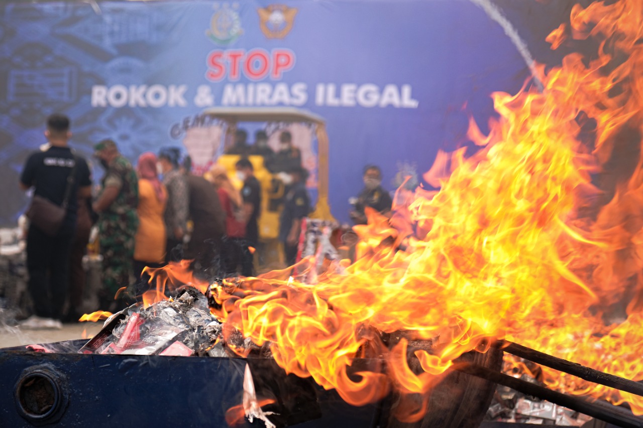 Bea Cukai Gagalkan Peredaran Lebih Dari Satu Juta Batang Rokok Ilegal di Malang dan Probolinggo