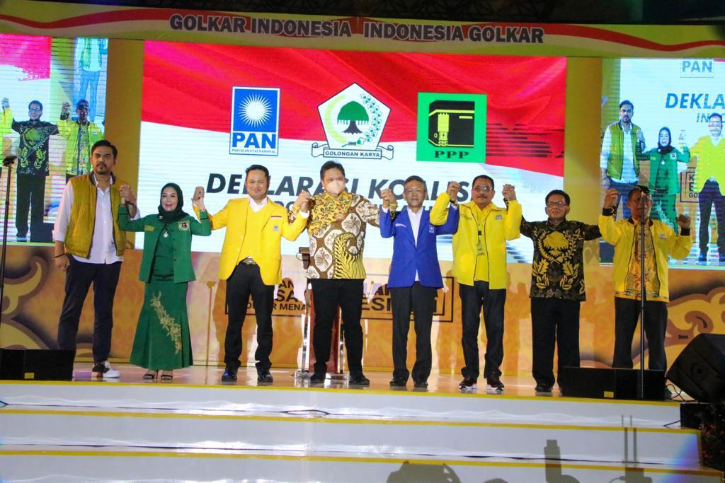 Pimpin Deklarasi KIB Kalimantan, Airlangga Instruksikan Kader Sukseskan IKN