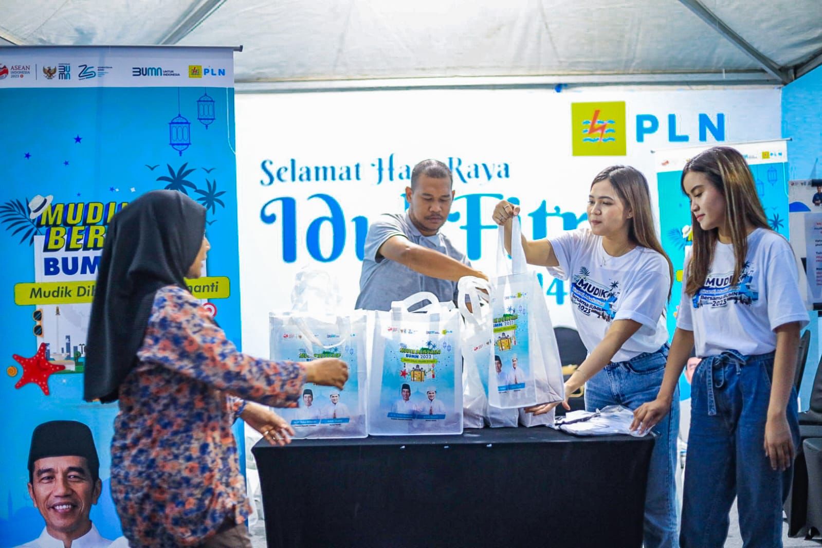 PLN Berikan Layanan Kesehatan Hingga Spot Foto di Posko Rest Area Km 84 B Pandaan-Malang