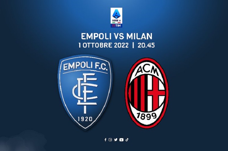 Link Live Streaming Liga Italia 2022/2023: Empoli vs AC Milan
