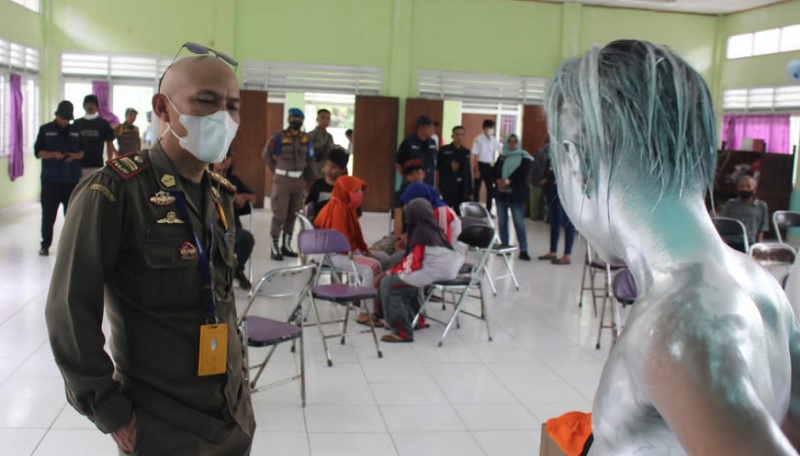 Bikin Resah, Puluhan Anak Punk dan Manusia Silver di Tangerang Diamankan Satpol PP