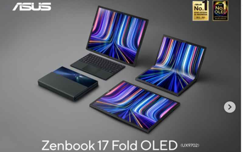 Super Canggih, Ini Dia Spesifikasi Laptop Asus Zeebook 17 Fold OLED