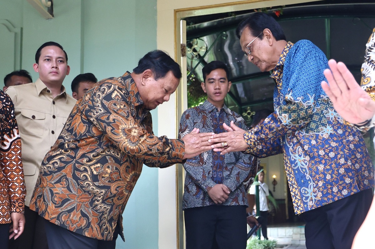 Kunjungi Sri Sultan Hamengku Buwono (HB) X, Prabowo: Saya Dapat Banyak Wejangan Soal Masa Depan dan Teknologi