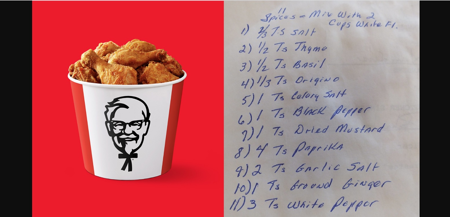 11 Bumbu Resep Rahasia Ayam Goreng KFC Bocor, Kamu Bisa Mencobanya di Rumah 