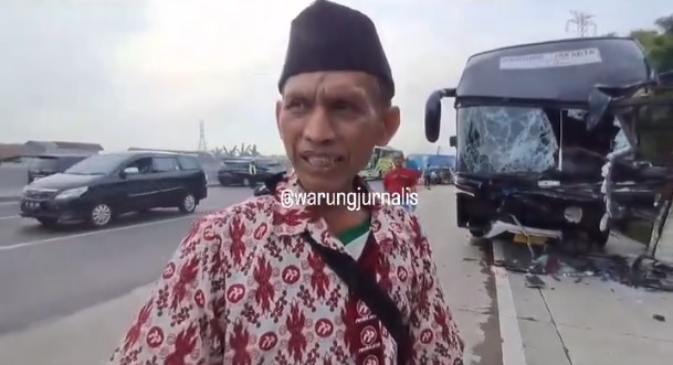 Pengakuan Sopir Bus Primajasa Ungkap Kronologi Kecelakaan Maut di KM 58 Tol Jakarta-Cikampek
